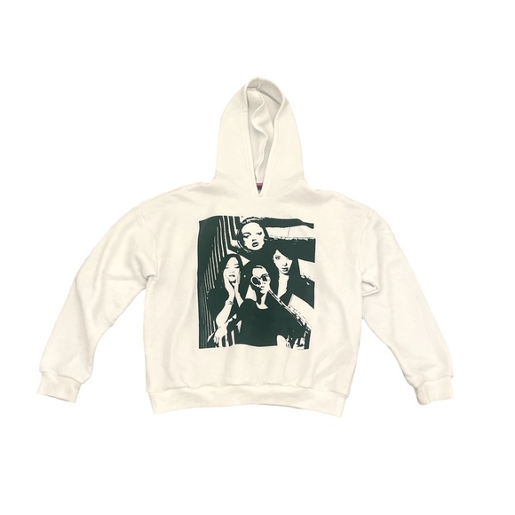 Edited mono print hoodie in a size medium - Picture 1 of 2
